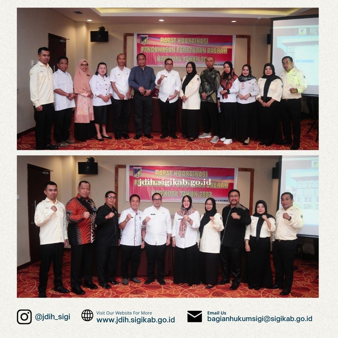 Rapat Koordinasi Pengawasan Peraturan Daerah Kota/Kabupaten se-Sulawesi Tengah