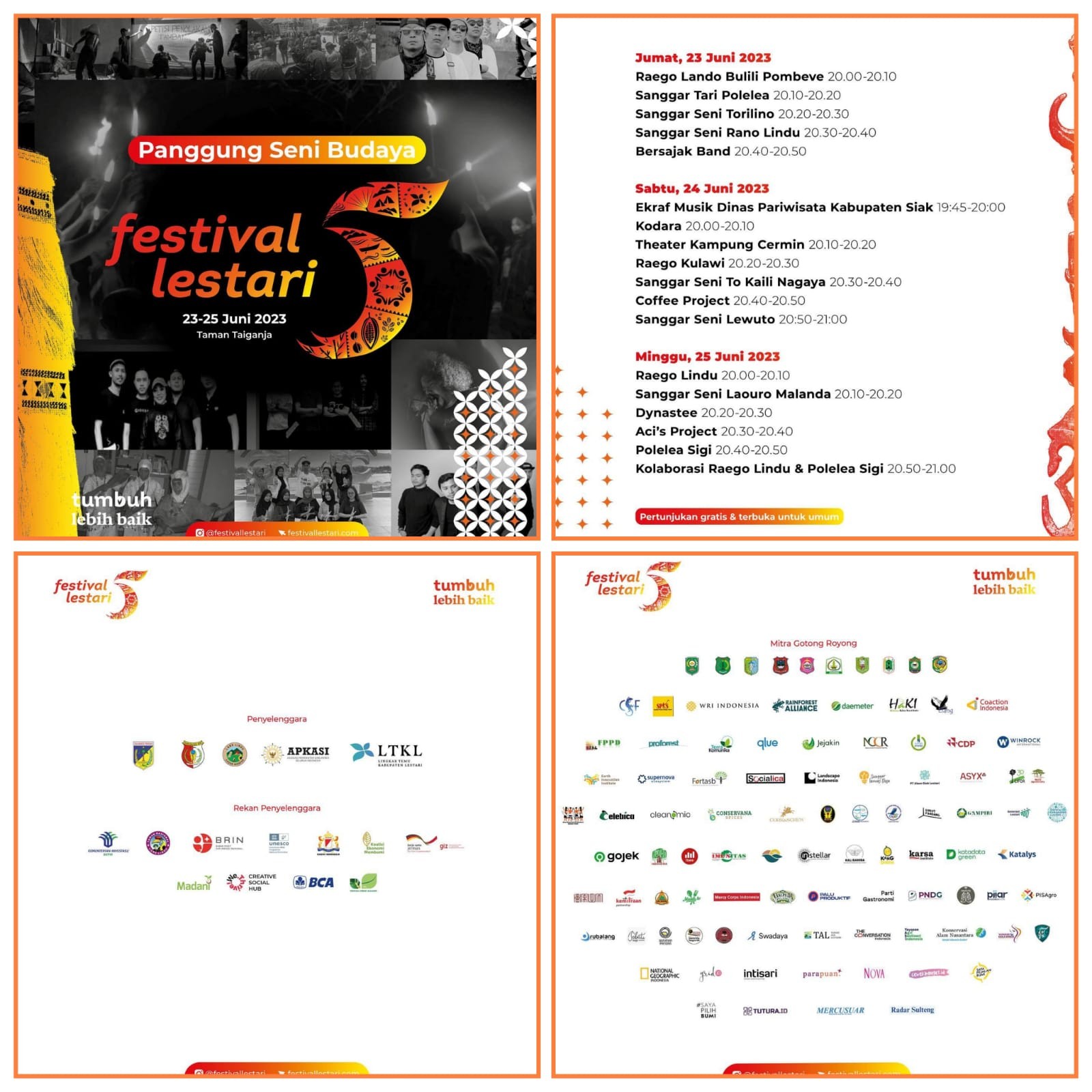 Festival Lestari #5 di Kabupaten Sigi