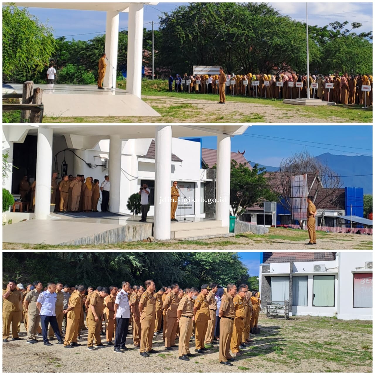 Apel Hari Pertama Setelah Libur Hasional