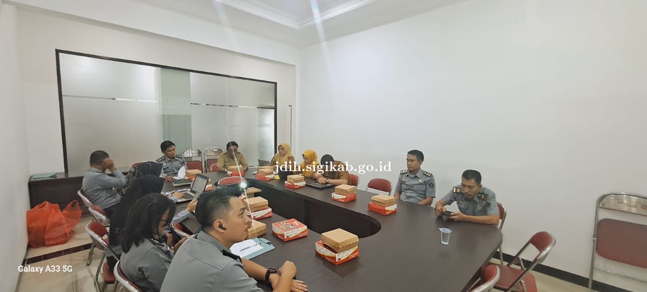 kegiatan Rapat Harmonisasi 3 (tiga) Rancangan Peraturan Bupati 